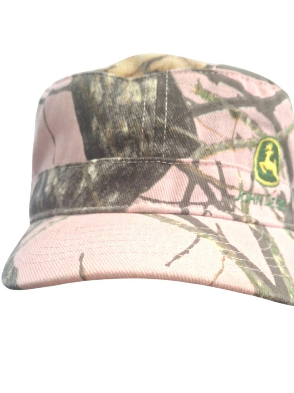 Womens John Deere Pink Camo Military Style Hat One SizeNew With Tags*SH16